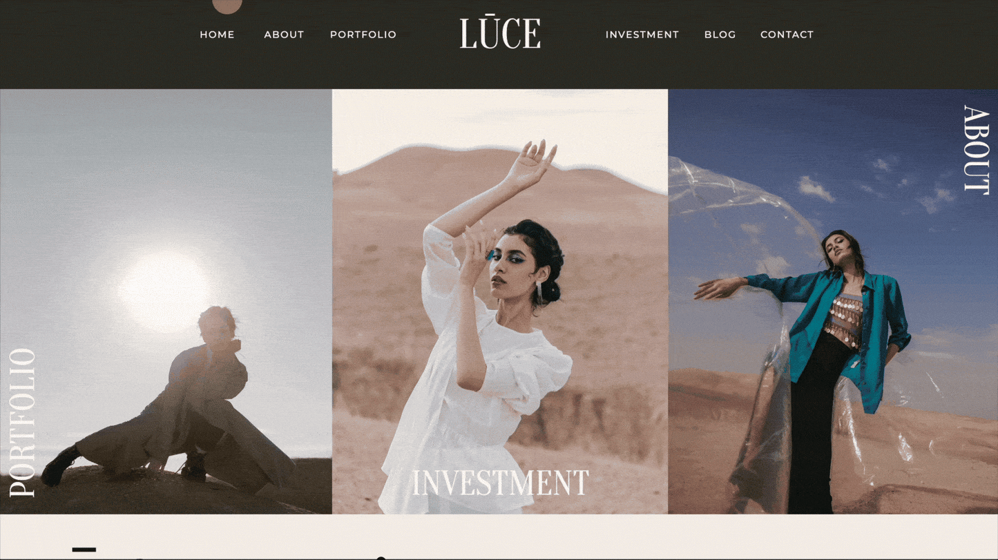 Editorial Hover Grid